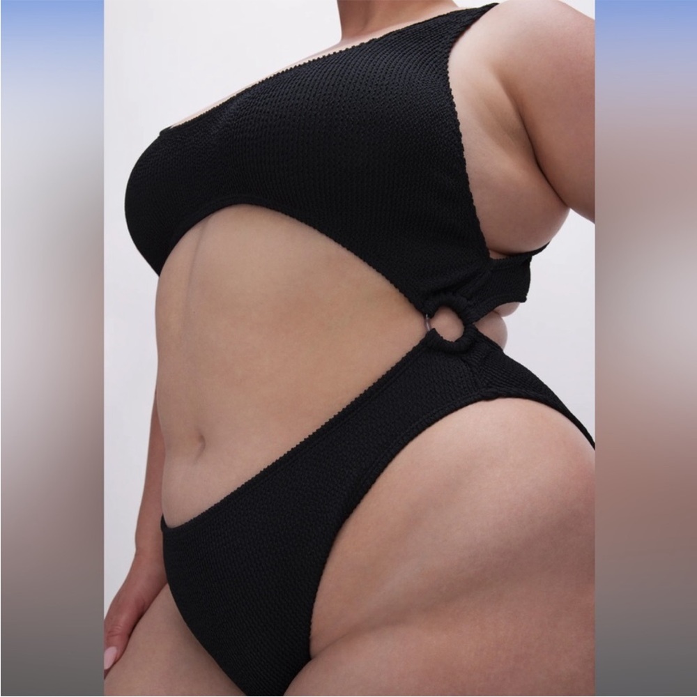 Good American Always Fits Cut Out One Piece Swimsuit Monokini 2X/3X NWOT - Picture 2 of 8